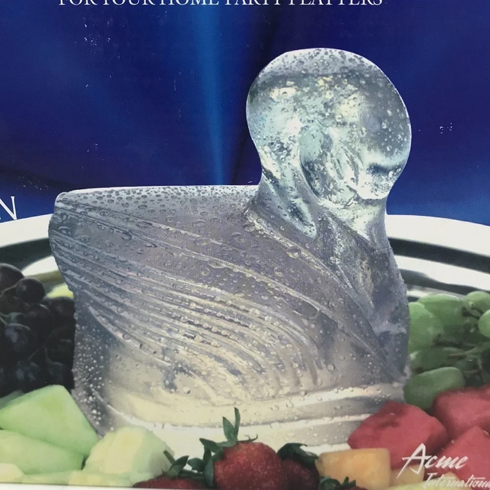 Swan ice art: Make your own ice sculpture at home